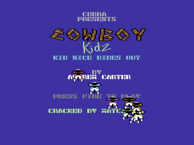 Pantallazo de Cowboy Kidz para Commodore 64
