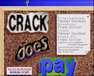 Pantallazo de Crack Does Pay para Amiga