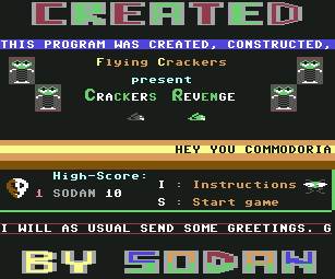 Pantallazo de Crackers Revenge para Commodore 64