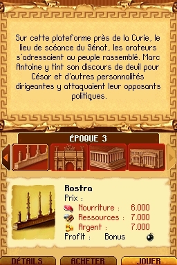 Pantallazo de Cradle of Rome para Nintendo DS