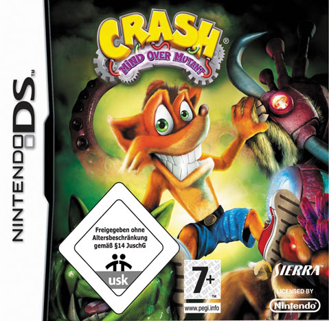 Caratula de Crash: Guerra al Coco-Maniaco para Nintendo DS
