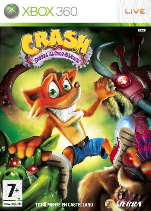 Caratula de Crash: Guerra al Coco-Maniaco para Xbox 360