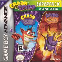 Caratula de Crash & Spyro Superpack para Game Boy Advance