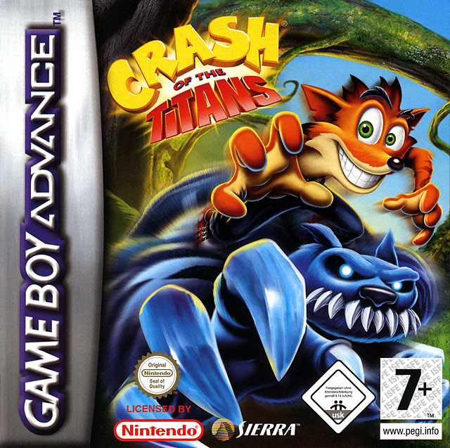 Caratula de Crash Of The Titans para Game Boy Advance