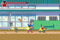 Pantallazo de Crayon Shin-chan Densetsu o yobu Omake no Miyako Shock Gun! (Japonés) para Game Boy Advance