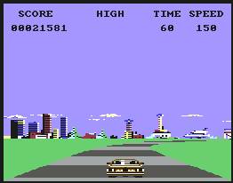 Pantallazo de Crazy Cars para Commodore 64