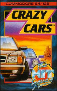 Caratula de Crazy Cars para Commodore 64