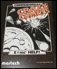 Caratula de Crazy Comets para Commodore 64