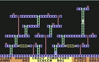 Pantallazo de Crazy Conveyors para Commodore 64