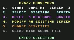 Pantallazo de Crazy Conveyors para Commodore 64