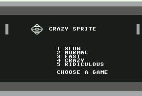 Pantallazo de Crazy Sprite para Commodore 64