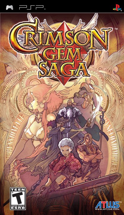 Caratula de Crimson Gem Saga para PSP
