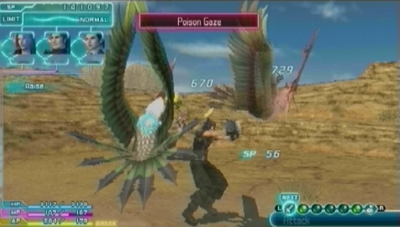 Pantallazo de Crisis Core: Final Fantasy VII para PSP