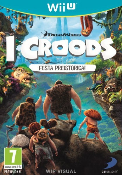 Caratula de Croods, Los: Fiesta Prehistórica para Wii U