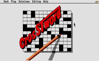 Pantallazo de CrosSTword para Atari ST
