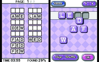 Pantallazo de Crosswords DS para Nintendo DS
