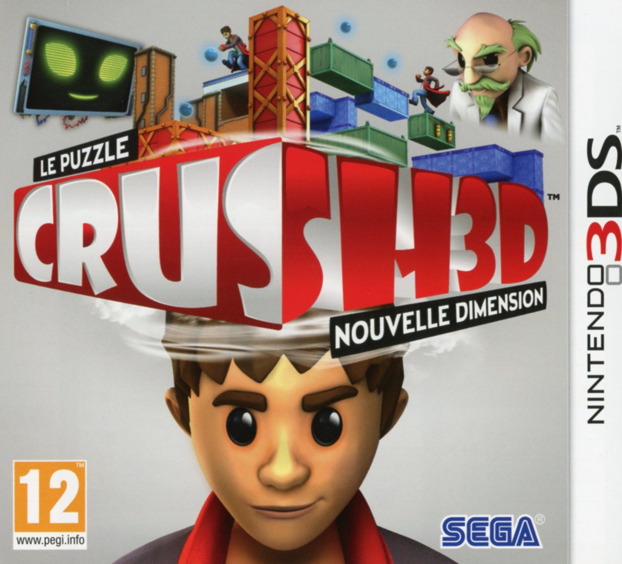 Caratula de Crush 3D para Nintendo 3DS