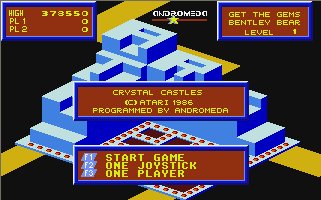 Pantallazo de Crystal Castles para Atari ST