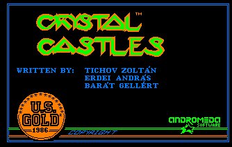Pantallazo de Crystal Castles para Amstrad CPC