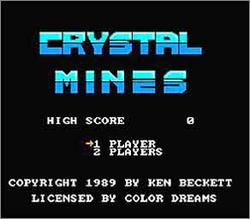 Pantallazo de Crystal Mines para Nintendo (NES)