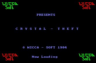 Pantallazo de Crystal Theft para Amstrad CPC