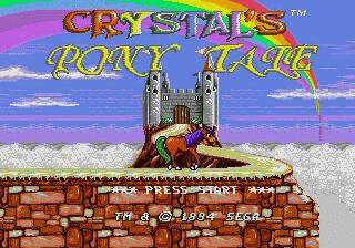 Pantallazo de Crystal's Pony Tale para Sega Megadrive