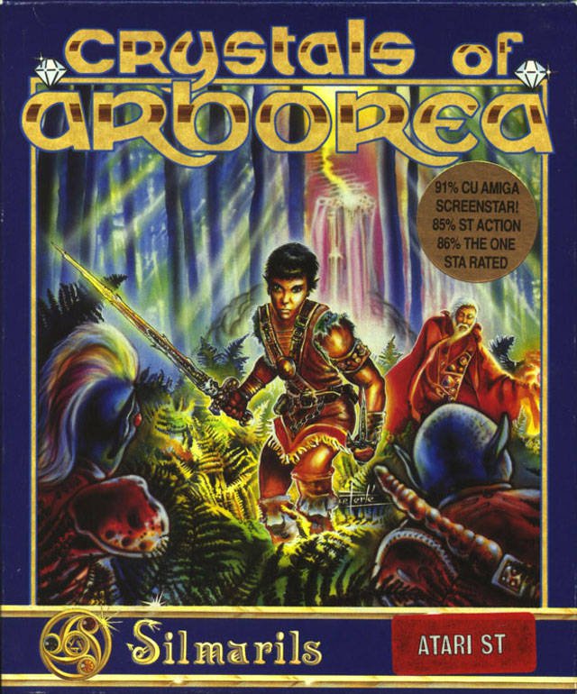 Caratula de Crystals of Arborea para Atari ST
