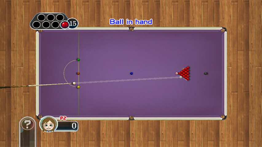 Pantallazo de Cue Sports: Snooker Vs Billiards para Wii
