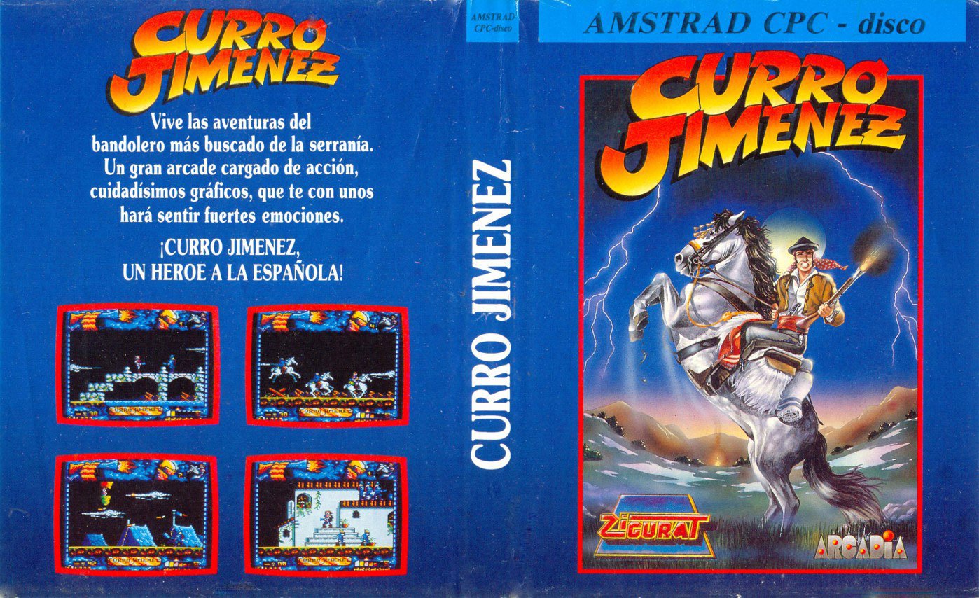 Caratula de Curro Jimenez para Amstrad CPC