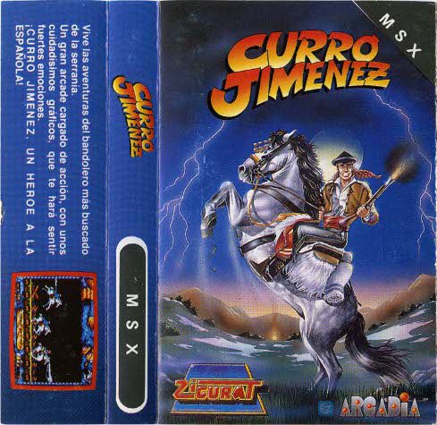 Caratula de Curro Jimenez para MSX