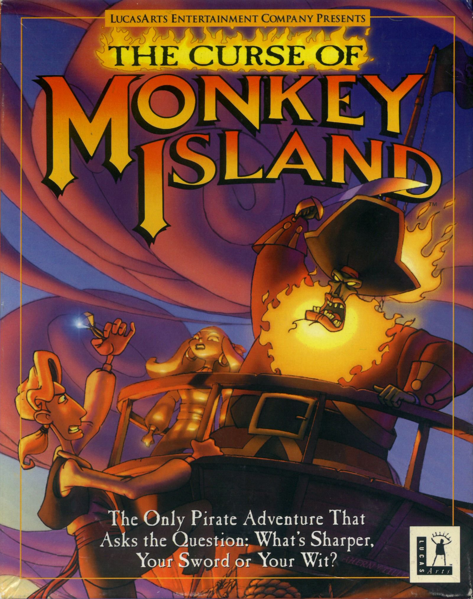 Caratula de Curse of Monkey Island, The para PC