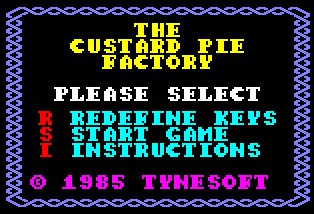 Pantallazo de Custard Pie Factory para Amstrad CPC