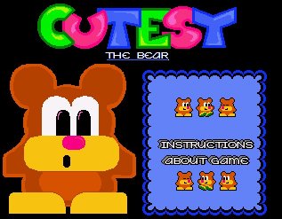 Pantallazo de Cutesy the Bear para Amiga