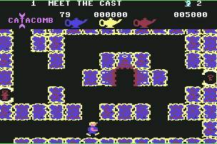 Pantallazo de Cuthbert in the Tombs para Commodore 64