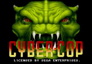 Pantallazo de Cyber Cop para Sega Megadrive