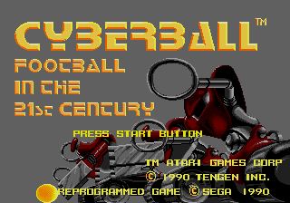 Pantallazo de Cyberball para Sega Megadrive