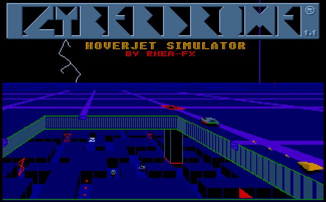 Pantallazo de Cyberdrome: Hoverjet Simulator para Atari ST