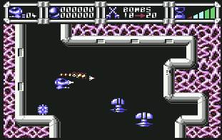 Pantallazo de Cybernoid para Commodore 64