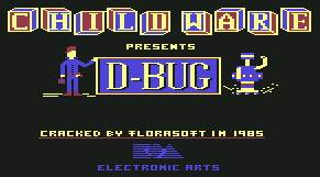 Pantallazo de D-Bug para Commodore 64