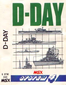 Caratula de D-Day para MSX