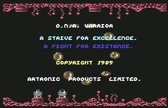 Pantallazo de D.N.A. Warrior para Commodore 64