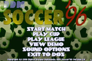 Pantallazo de DDM Soccer '96 para PC