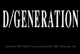 Pantallazo de D/Generation para Amiga