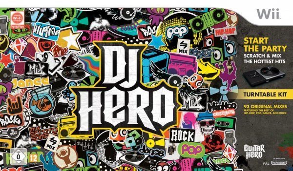 Caratula de DJ Hero para Wii