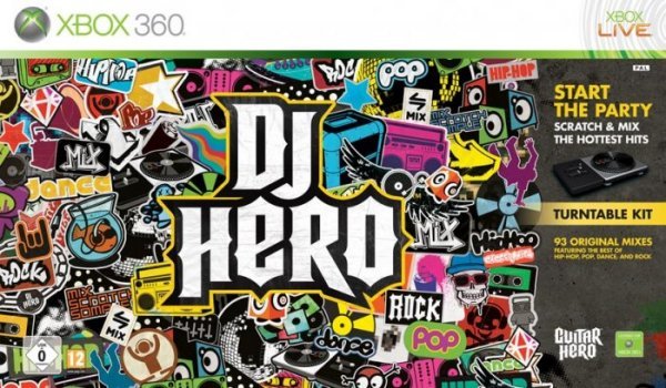 Caratula de DJ Hero para Xbox 360