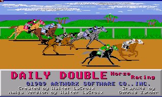 Pantallazo de Daily Double Horse Racing para Amiga
