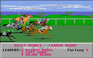 Pantallazo de Daily Double Horse Racing para Atari ST
