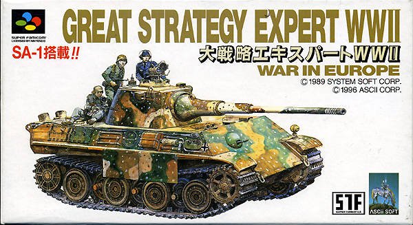 Caratula de Daisenryaku Expert WW2 (Japonés) para Super Nintendo