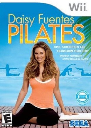 Caratula de Daisy Fuentes Pilates para Wii