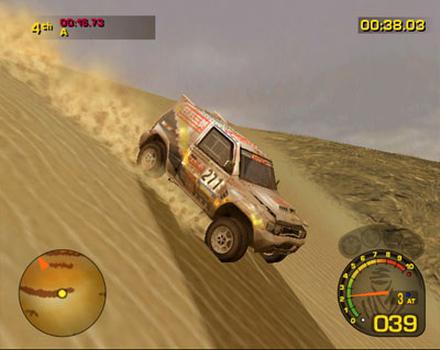 Pantallazo de Dakar 2: The World's Ultimate Rally para GameCube
